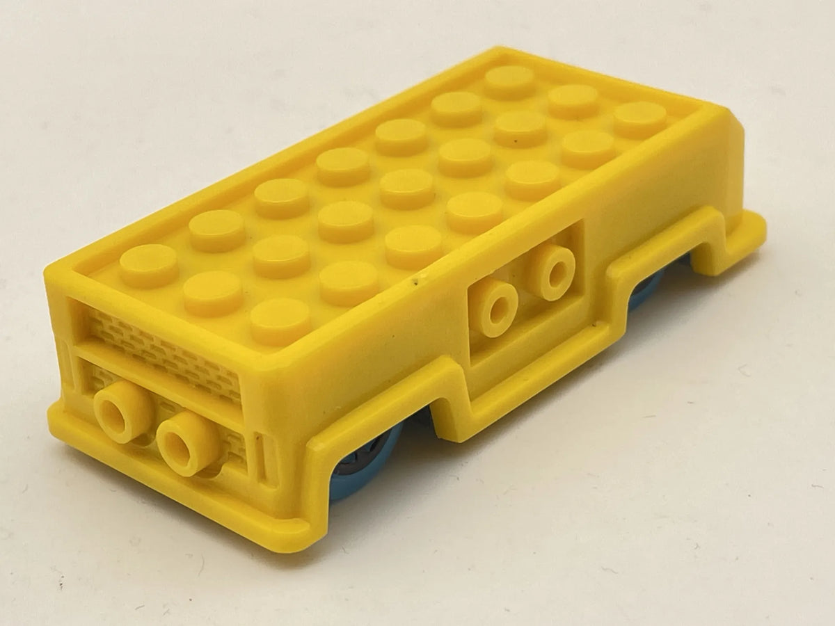 Brick Blaster, Hot Wheels 2022, Die cast HKG31, Resoraki Klocki, Żółty 1:64 – zdjęcie 2