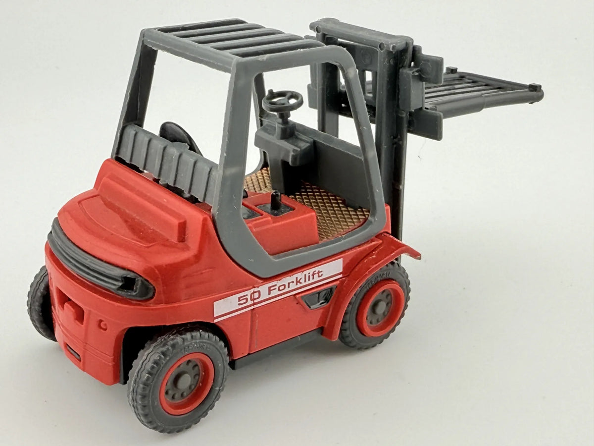 WÓZEK WIDŁOWY 50 FORKLIFT, Teama, Die cast, Czerwony, 1:32, Resoraki – zdjęcie 2
