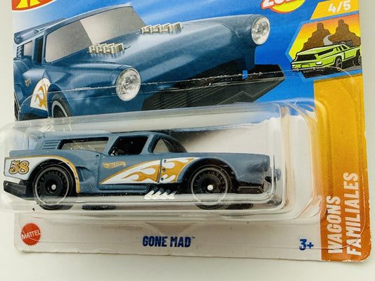Gone Mad Hot Wheels 2025 Wagons Familiales 1:64 56 Blister Niebieski – zdjęcie 2
