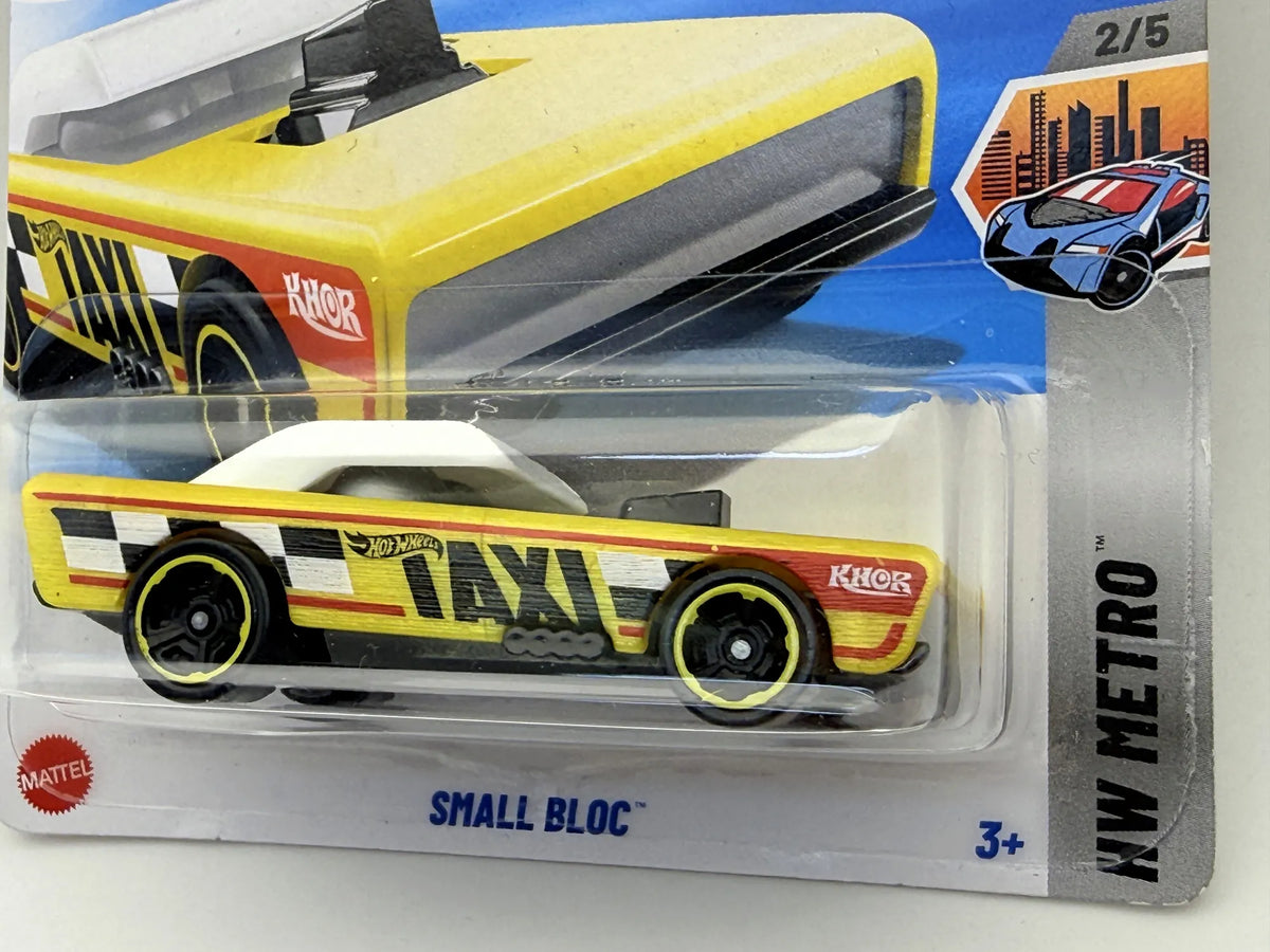 SMALL BLOC HW Metro Hot Wheels 2025 Żółty 1:64 – zdjęcie 2
