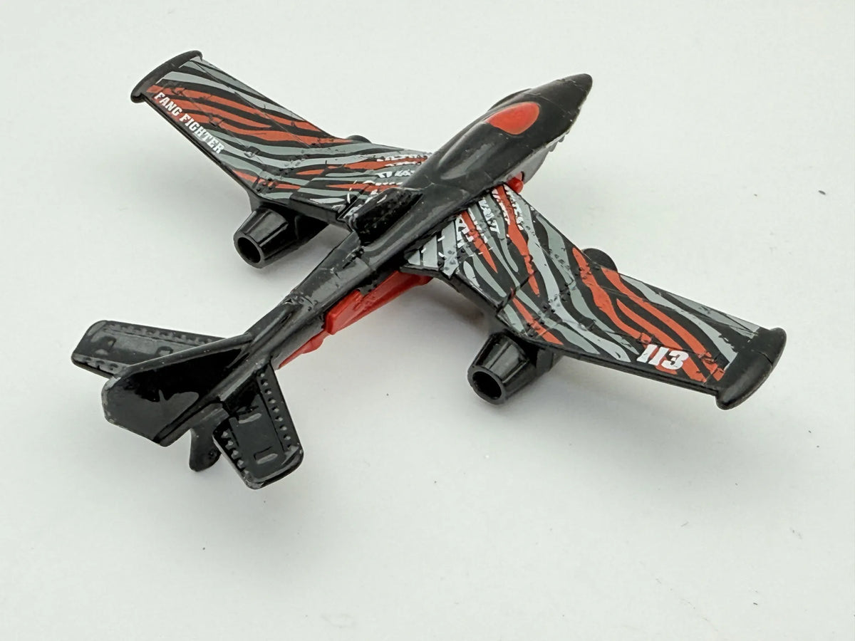 FANG FIGHTER Seria Sky Busters, Matchbox 2012, Die cast SE113, Czarny, 1:64 – zdjęcie 2