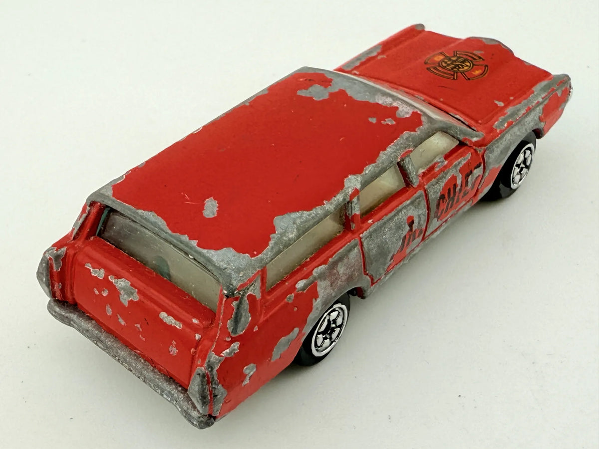 Amerykańskie Kombi Z Lat 70. Straż pożarna Zylmex Czerwony 1:74 – zdjęcie 2