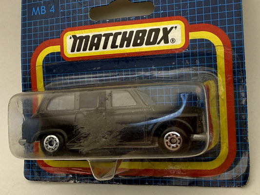 LONDON TAXI FX4R Motorcycle Club Matchbox 1971 Czarny 1:64 – zdjęcie 2