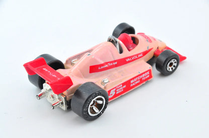 F1 Racer, Matchbox 1984, Vintage Model Die cast, Resoraki, Różowy, 1:59 – zdjęcie 2