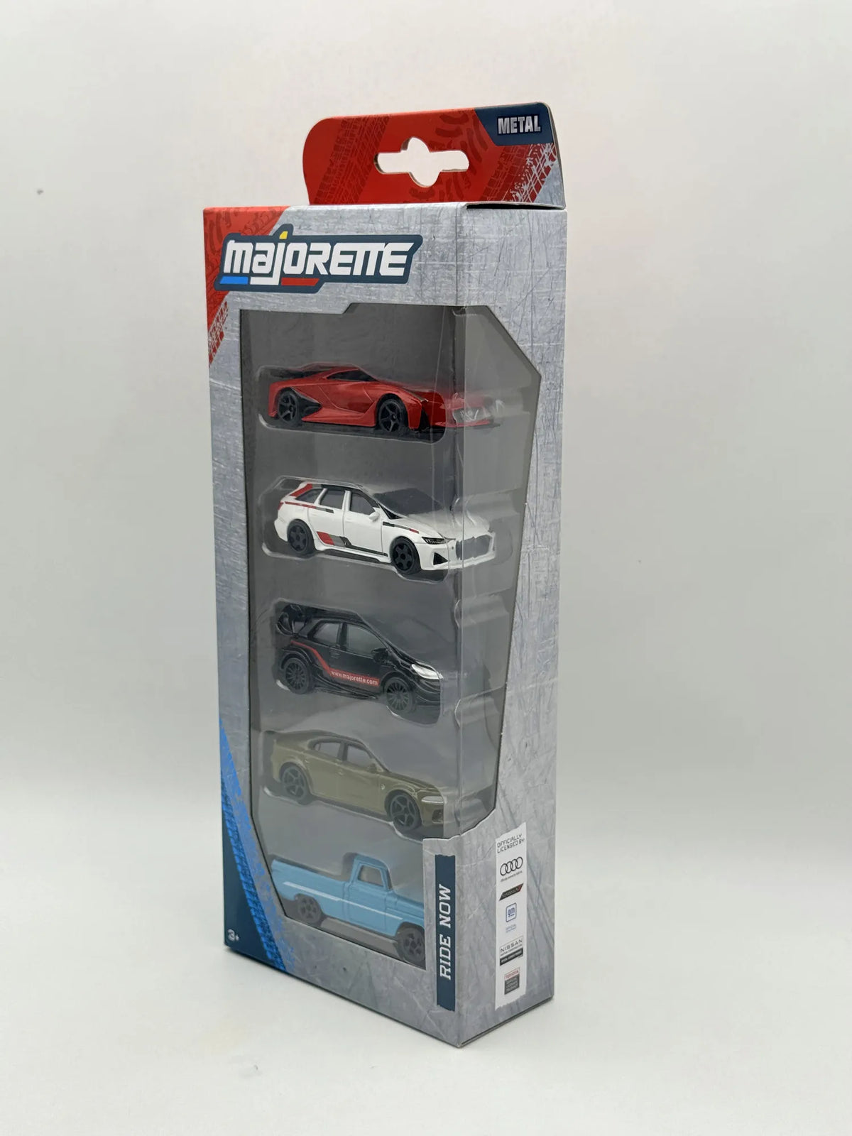 5 Pak Ride Now Majorette 1:64 Samochód osobowy 5 pack Ready for ride? – zdjęcie 2