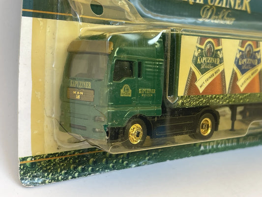 MAN Werbetruck 1:87 Ciężarówka Promocyjna KAPUZINER Blister Zielony – zdjęcie 2