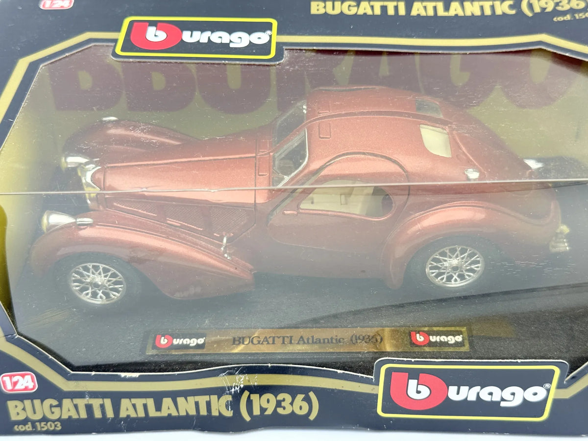 BUGATTI ATLANTIC (1936) Bburago Miedziany 1:24 Made in Italy – zdjęcie 2
