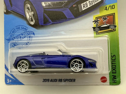 2019 Audi R8 Spyder HW EXOTICS Hot Wheels 2019 Niebieski 1:64 – zdjęcie 2