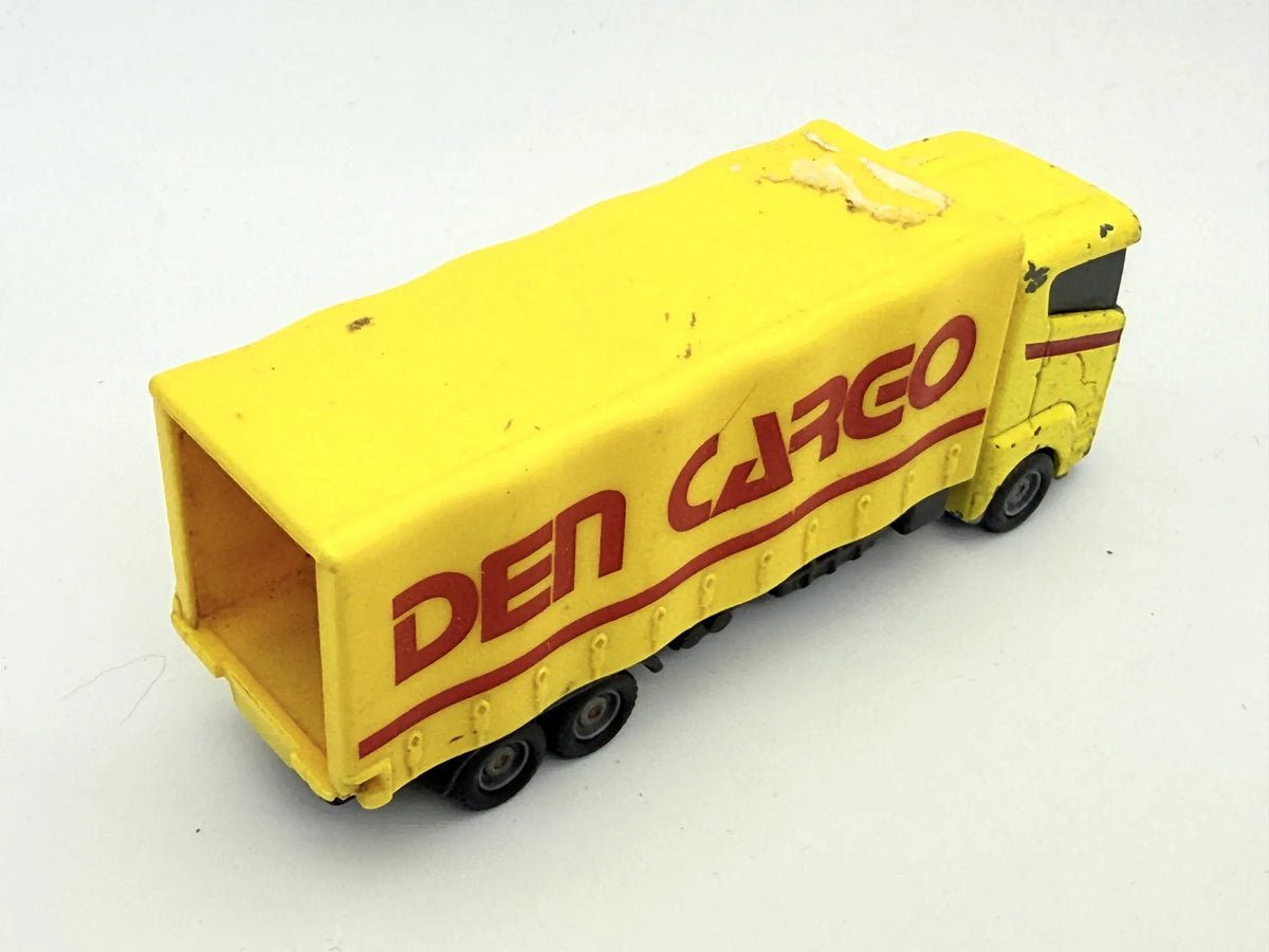 CIĘŻARÓWKA DEN CARGO, Teamsterz, Die cast FY7 7NY, Żółty, 1:64, Resoraki – zdjęcie 2