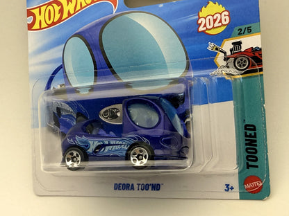 Deora Too'Nd Tooned Hot Wheels 2026 Niebieski 1:64 – zdjęcie 2