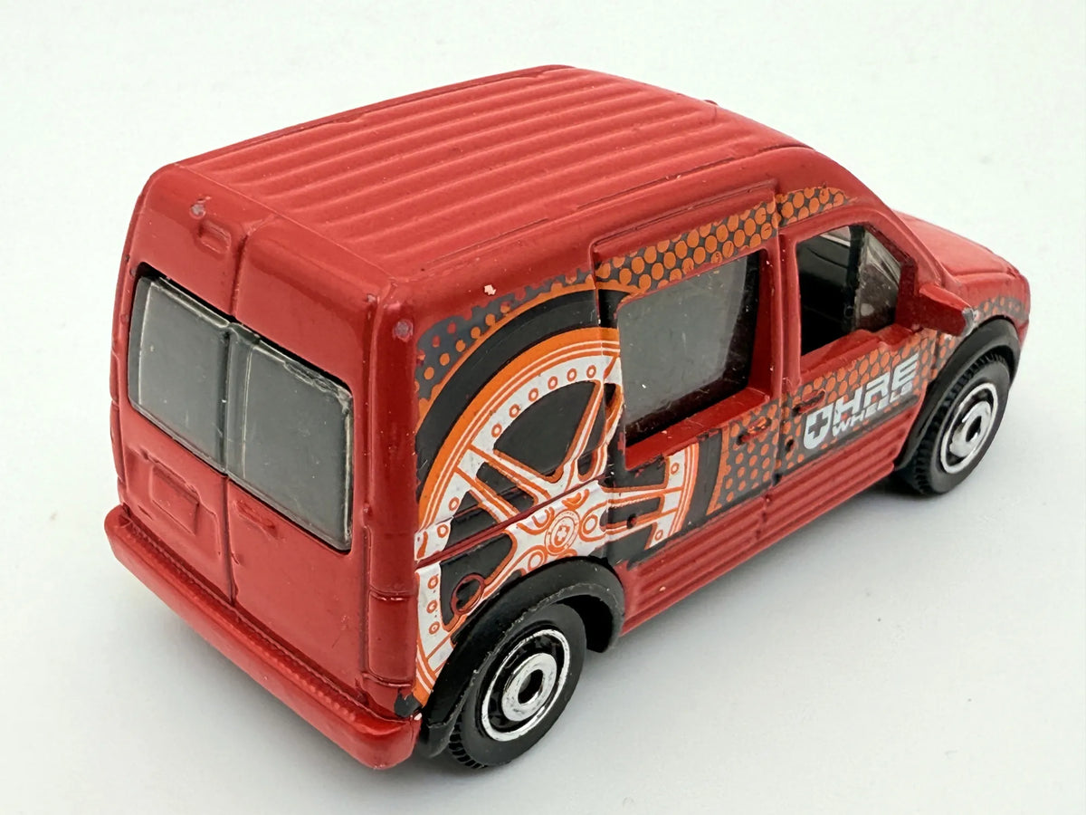 Ford Transit Connect 2010, Matchbox, Resoraki, die cast, 1:64, czerwony – zdjęcie 2
