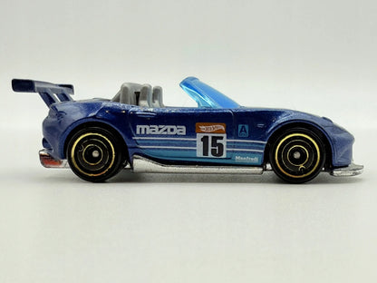 Mazda Mx-5 Hot Wheels 2015 Niebieski 1:64 – zdjęcie 2