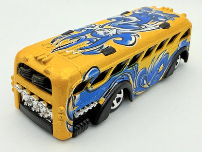 Surfin' School Bus Hot Wheels Żółty 1:64 – zdjęcie 2