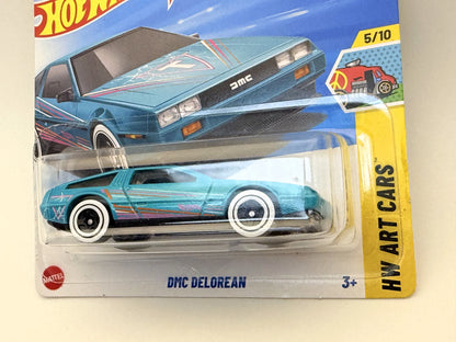 DMC DELOREAN, Hot Wheels 2025, Die cast HYX59, Turkusowy, 1:64, Resoraki – zdjęcie 2