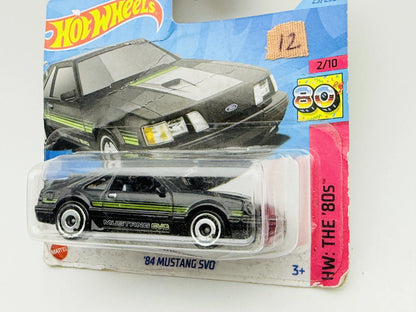 '84 Mustang Svo Hot Wheels 2023 HW: THE '80s 1:64 Blister Czarny – zdjęcie 2