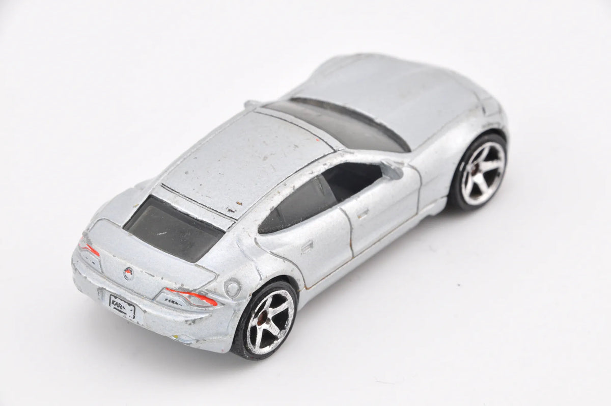 Fisker Karma, Matchbox 2010, Die cast Resoraki, Srebrny, 1:64 – zdjęcie 2