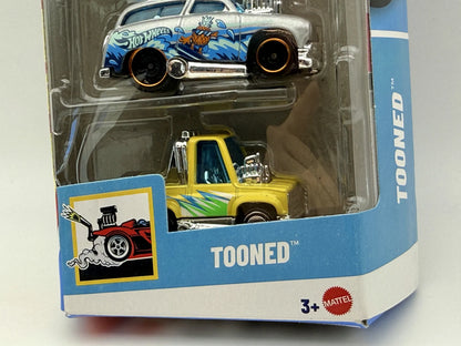 5 PAK TOONED, Hot Wheels 2025, Die cast JBJ85, Wielokolorowy 1:64, Resoraki – zdjęcie 2