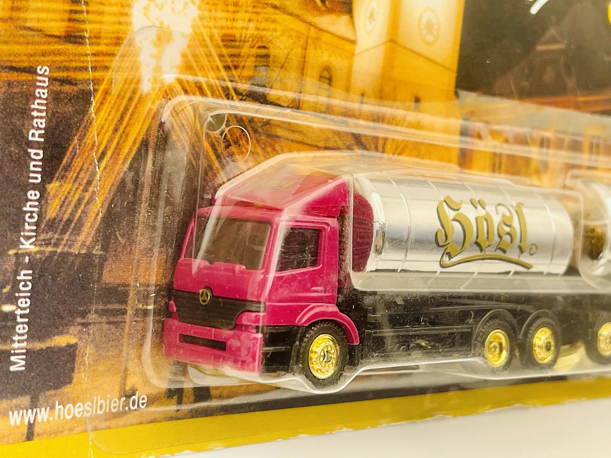 Mercedes-Benz Actros Z Naczepą Cysterną Grell 1:87 Hösl Blister Promocyjny – zdjęcie 2