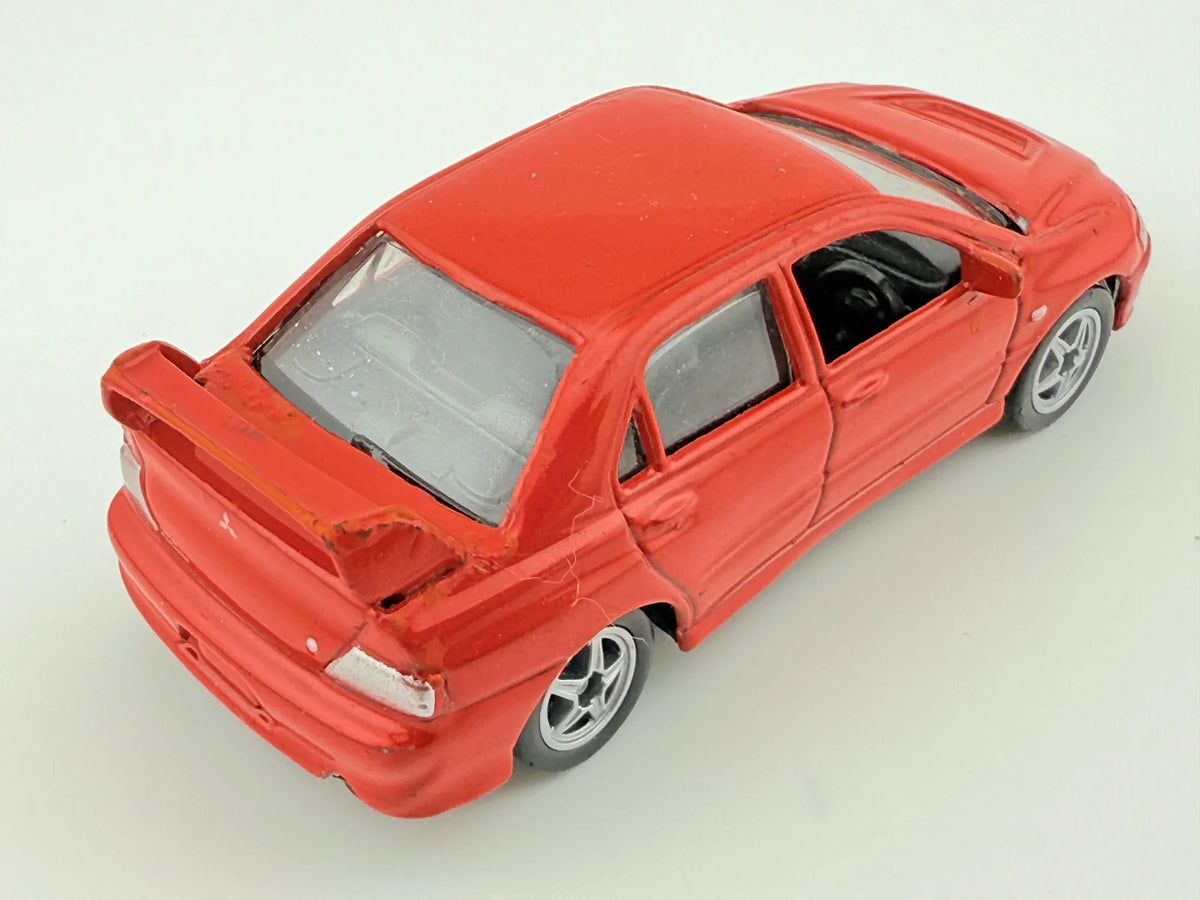 MITSUBISHI LANCER EVOLUTION VIII, Welly, Die cast 52258, Czerwony, 1:64, – zdjęcie 2