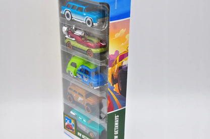 HW GETAWAYS Hot Wheels 2024 Wielokolorowy 1:64 5 pack HW 5 Pak – zdjęcie 2