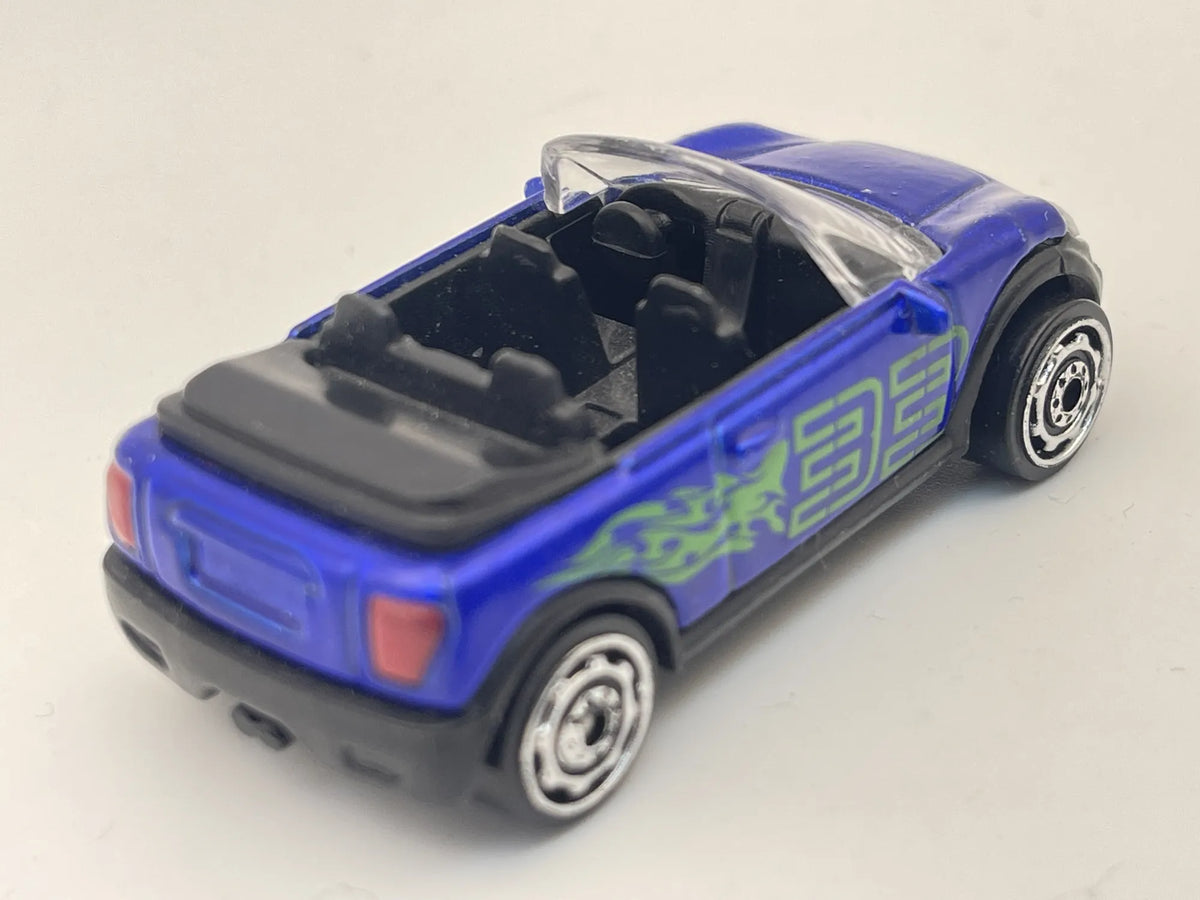 Jak Mini Cooper CONVERTIBLE, Teamsterz, Resoraki TM-9A, Niebieski, 1:64 – zdjęcie 2