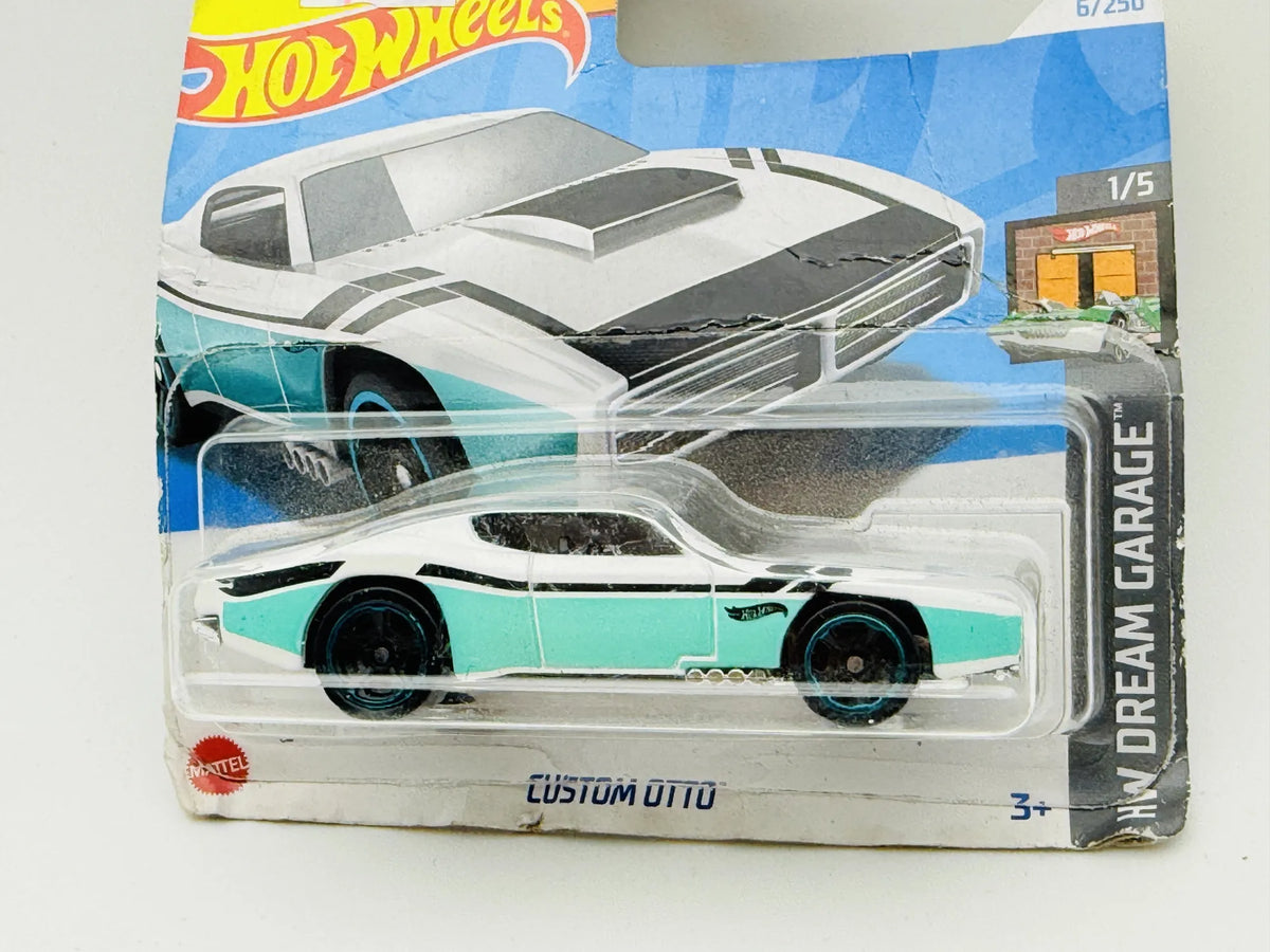 Custom Otto Hot Wheels 2024 HW Dream Garage 1:64 Blister Biały – zdjęcie 2