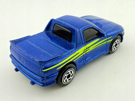 THE BUSTER, Matchbox 1995, Resoraki, Die cast 28, Niebieski, 1:64 – zdjęcie 2