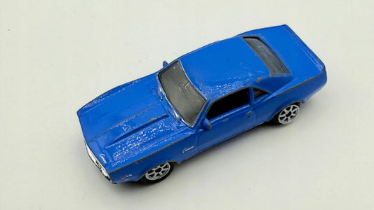 Chevrolet Camaro Z28 1969 Mainline Hot Wheels Niebieski 1:64 – zdjęcie 2