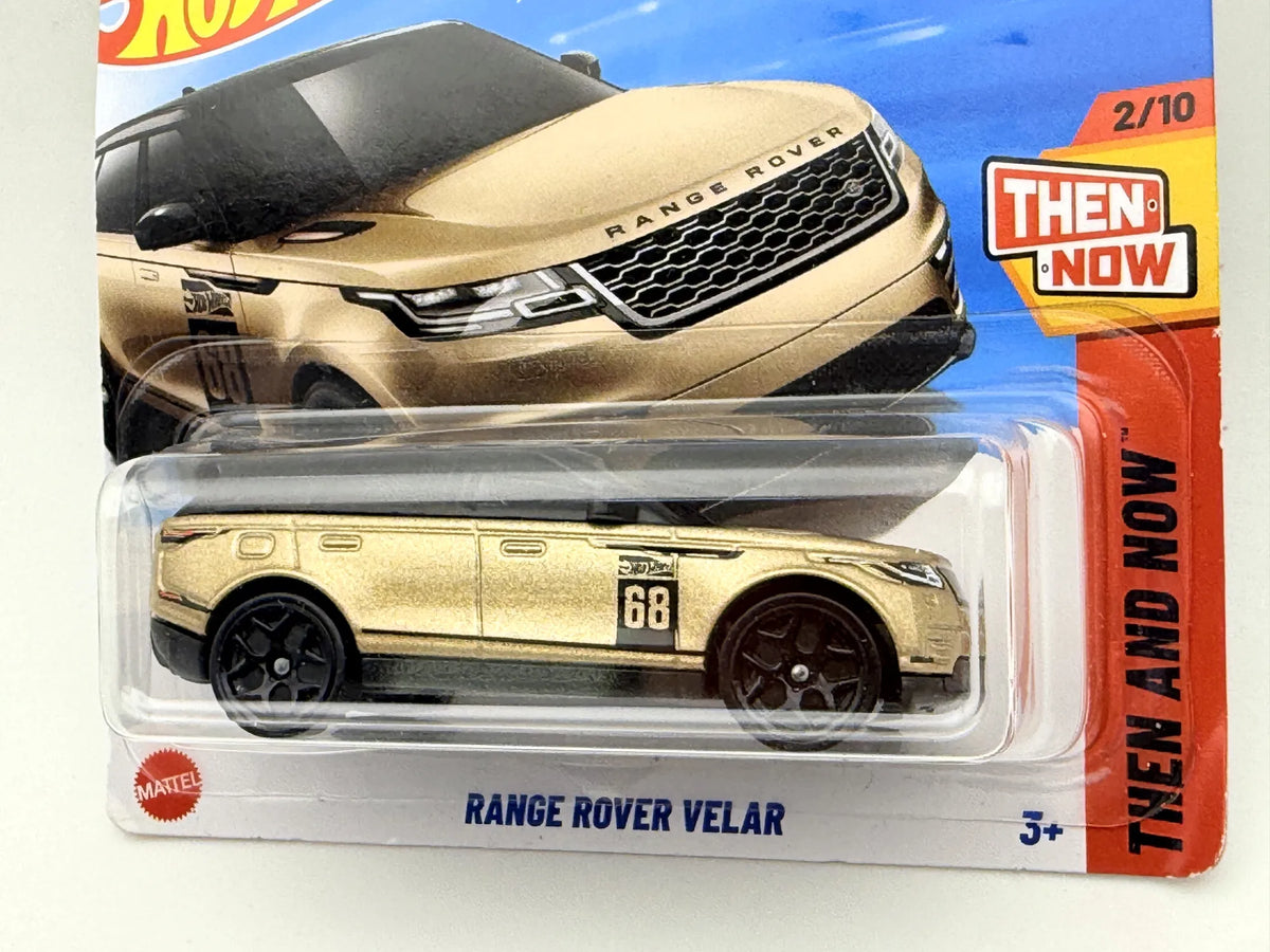 RANGE ROVER VELAR THEN AND NOW Hot Wheels 2025 Złoty 1:64 – zdjęcie 2