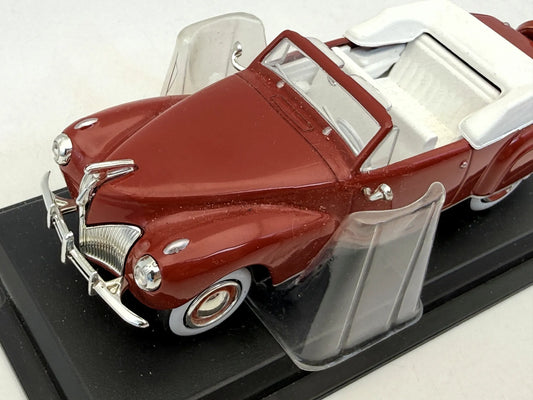 LINCOLN CONTINENTAL Z 1941 R. Road Signature AmerCom Bordowy 1:43 – zdjęcie 2