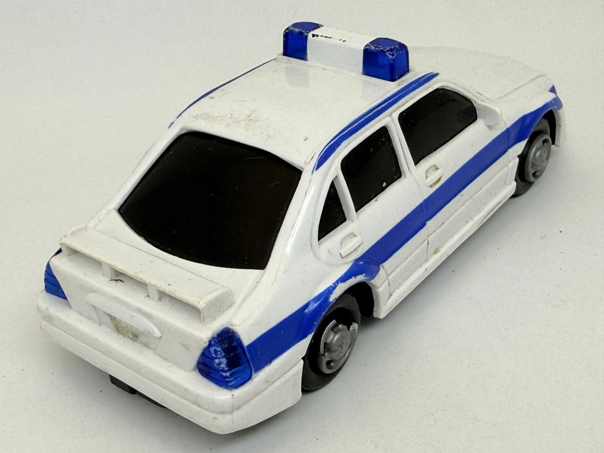 Jak Mercedes-Benz Police ok 2005 Biały 1:32 Sedan Policja Vintage Model – zdjęcie 2