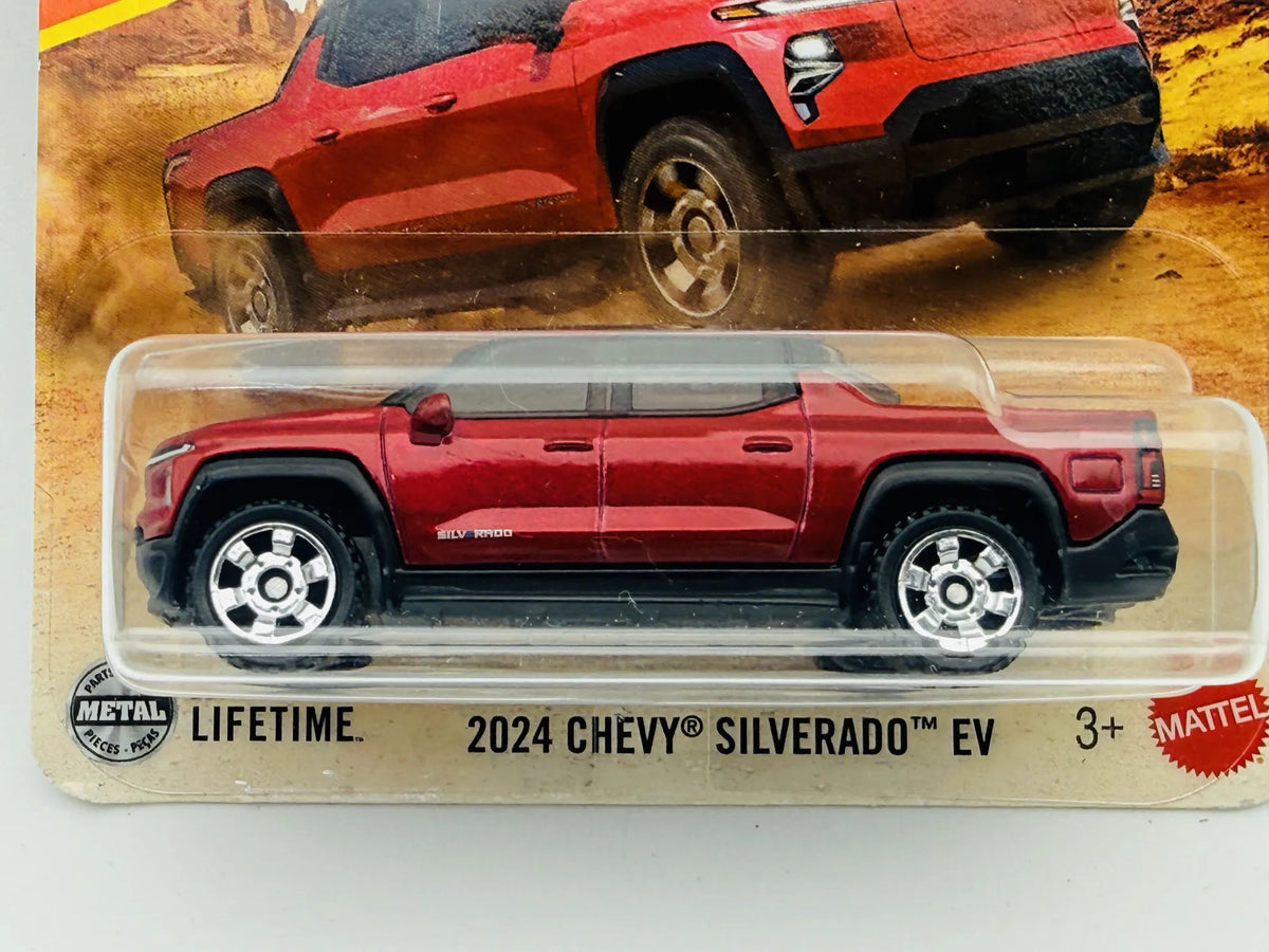 Chevrolet Silverado EV Hot Wheels 2024 Superfast 1:64 Pickup Blister – zdjęcie 2