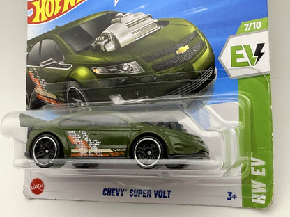 CHEVY SUPER VOLT, Hot Wheels 2025, Die cast HYY99, Zielony, 1:64, Resoraki – zdjęcie 2