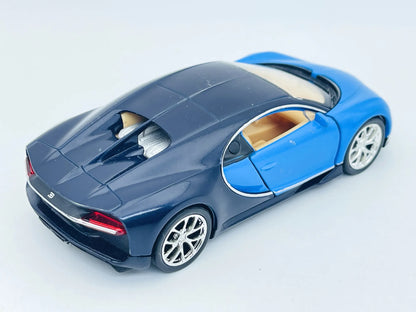 Bugatti Chiron, Welly, resoraki, die cast, 1:60 – zdjęcie 2