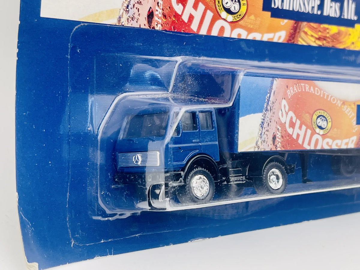 Mercedes-Benz Hümmer 1:87 Schlösser. Das Alt. Niebieski Blister Reklama – zdjęcie 2