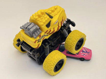 Monster Truck Dinosaur, Resoraki, Die cast 1:64 – zdjęcie 2