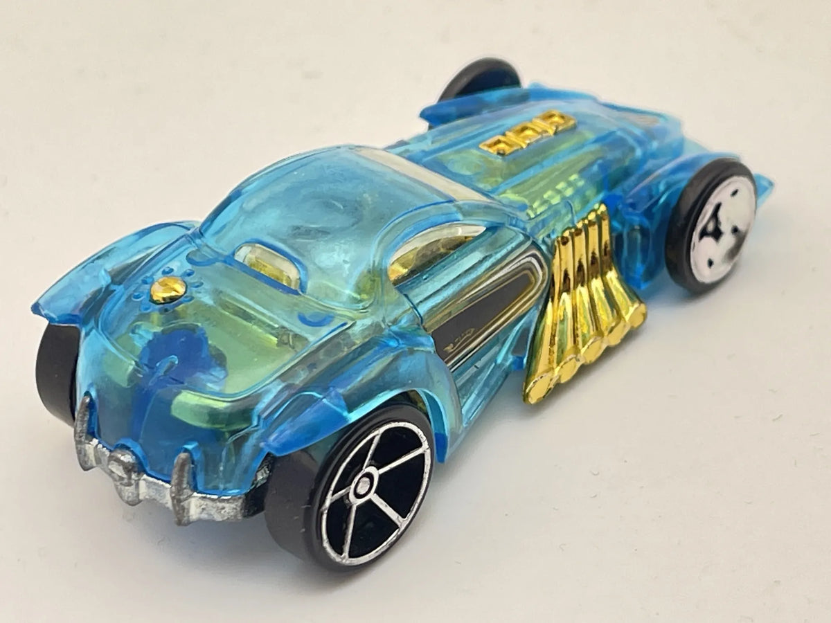 BURT-ESQUE, Hot Wheels 2010, Resoraki, Die cast C21, Przeźroczysty, 1:64 – zdjęcie 2