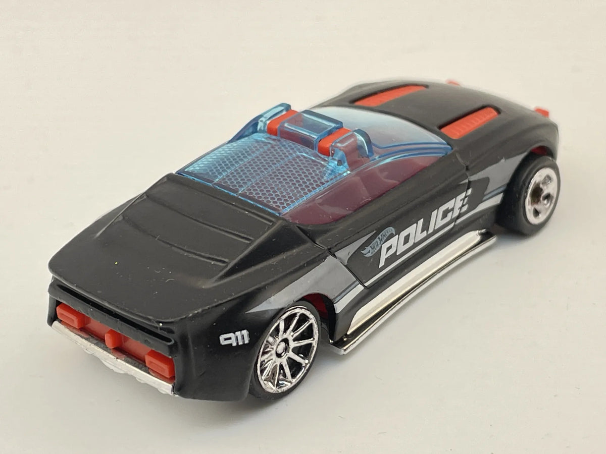 ALPHA PURSUIT POLICE, Hot Wheels 2019, Resoraki, Die cast GHB75 Czarny 1:64 – zdjęcie 2