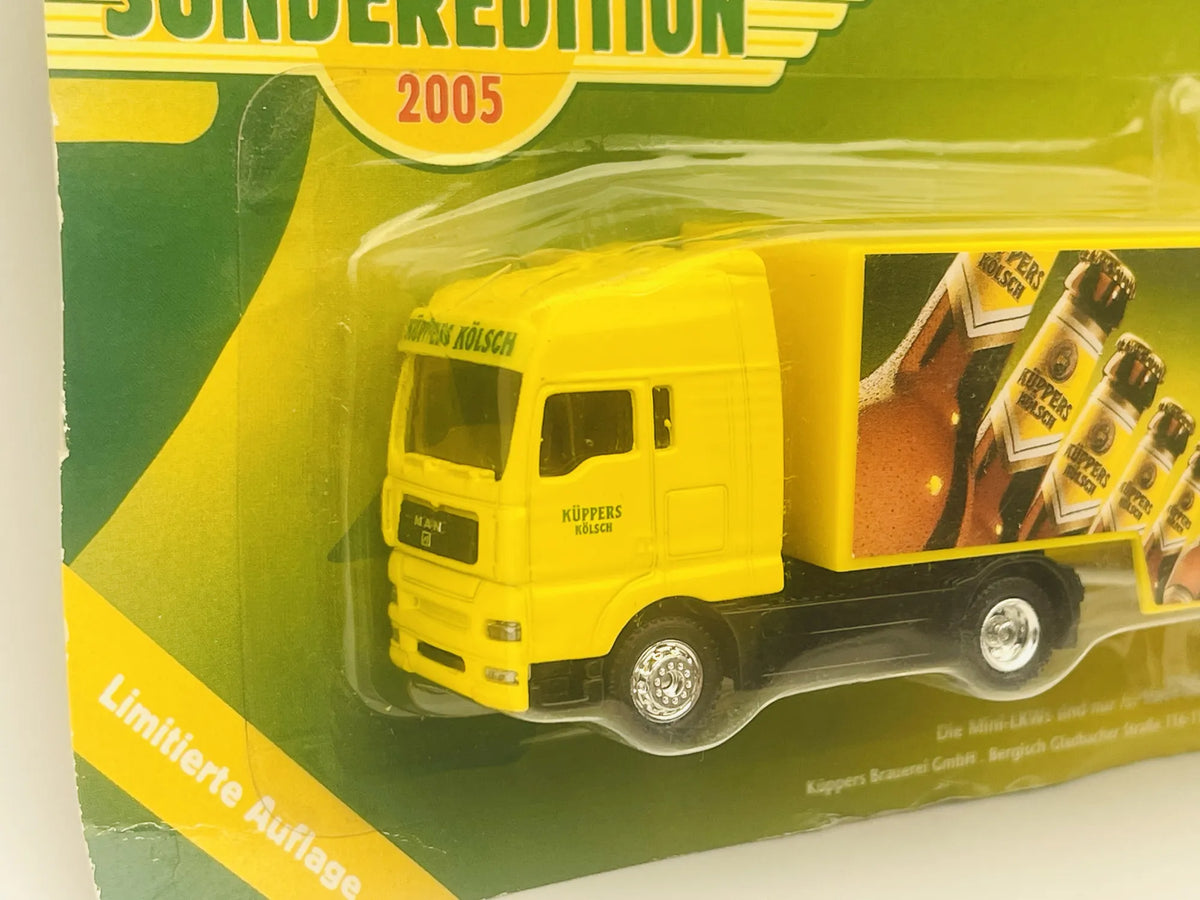 MAN TRUCK Grell 2005 1:87 Promocyjny Sonderedition 2005 Küppers Kölsch – zdjęcie 2