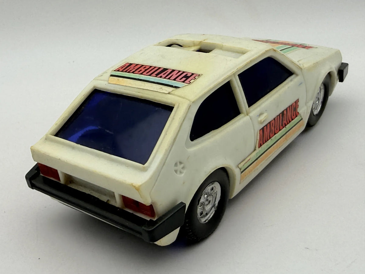 VOLKSWAGEN GOLF I NAKRĘCANE / CLIFFORD TOYS KARETKA Biały 1:24 – zdjęcie 2