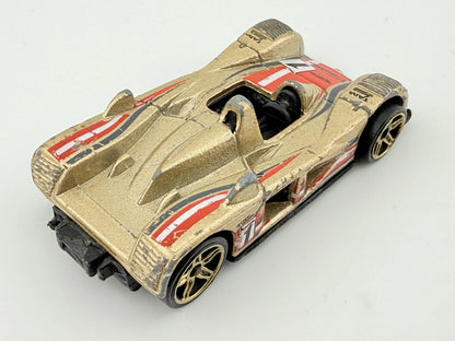 CADILLAC LMP, Hot Wheels 2000, Die cast GMT94, Złoty, 1:64, Resoraki – zdjęcie 2