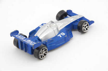 Formuła Wyścigowa Motor Max Niebiesko-Srebrna 1:64 – zdjęcie 2