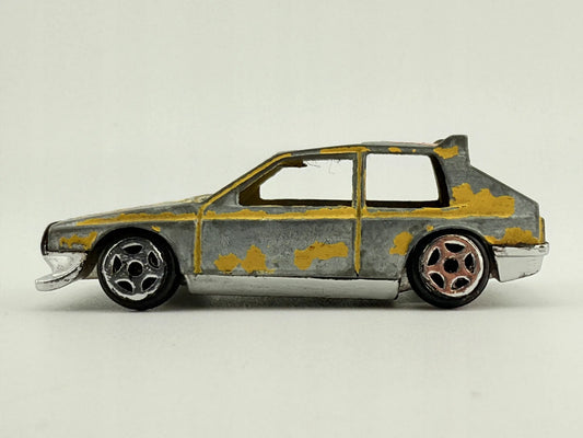 Jak Lancia Summer Lata 80. Żółty 1:64 Made in Spain 120 2000 MILES – zdjęcie 2