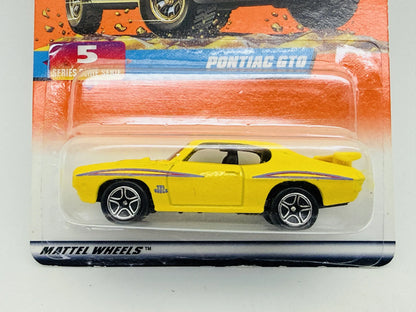 Pontiac GTO Matchbox 1997 Matchbox Series 1:64 Blister Żółty Muscle Car – zdjęcie 2