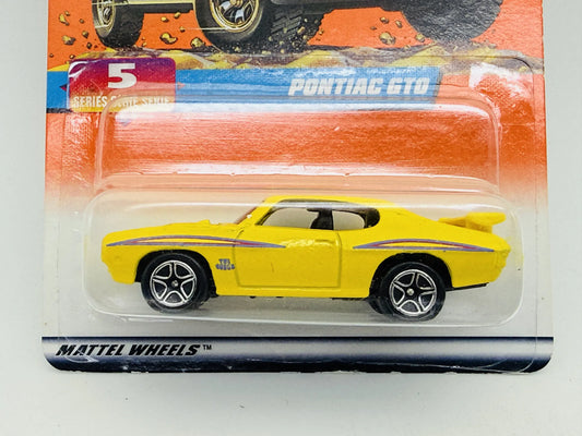 Pontiac GTO Matchbox 1997 Matchbox Series 1:64 Blister Żółty Muscle Car – zdjęcie 2