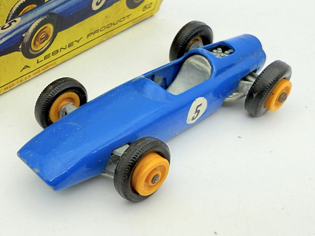 B.R.M. Racing Car Matchbox Niebieski 1:64 Made in Angelia – zdjęcie 2