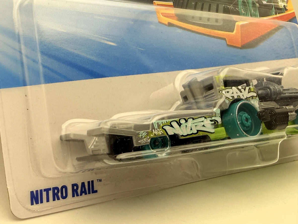Nitro Rail Track Builder Hot Wheels 2025 Szary 1:64 – zdjęcie 2