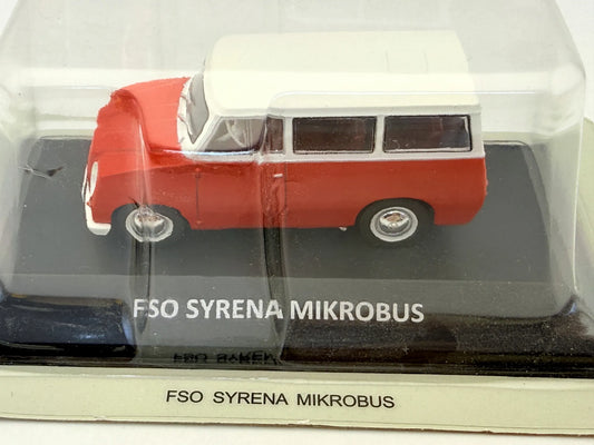 FSO SYRENA MIKROBUS Legendy FSO Deagostini Czerwony 1:43 – zdjęcie 2