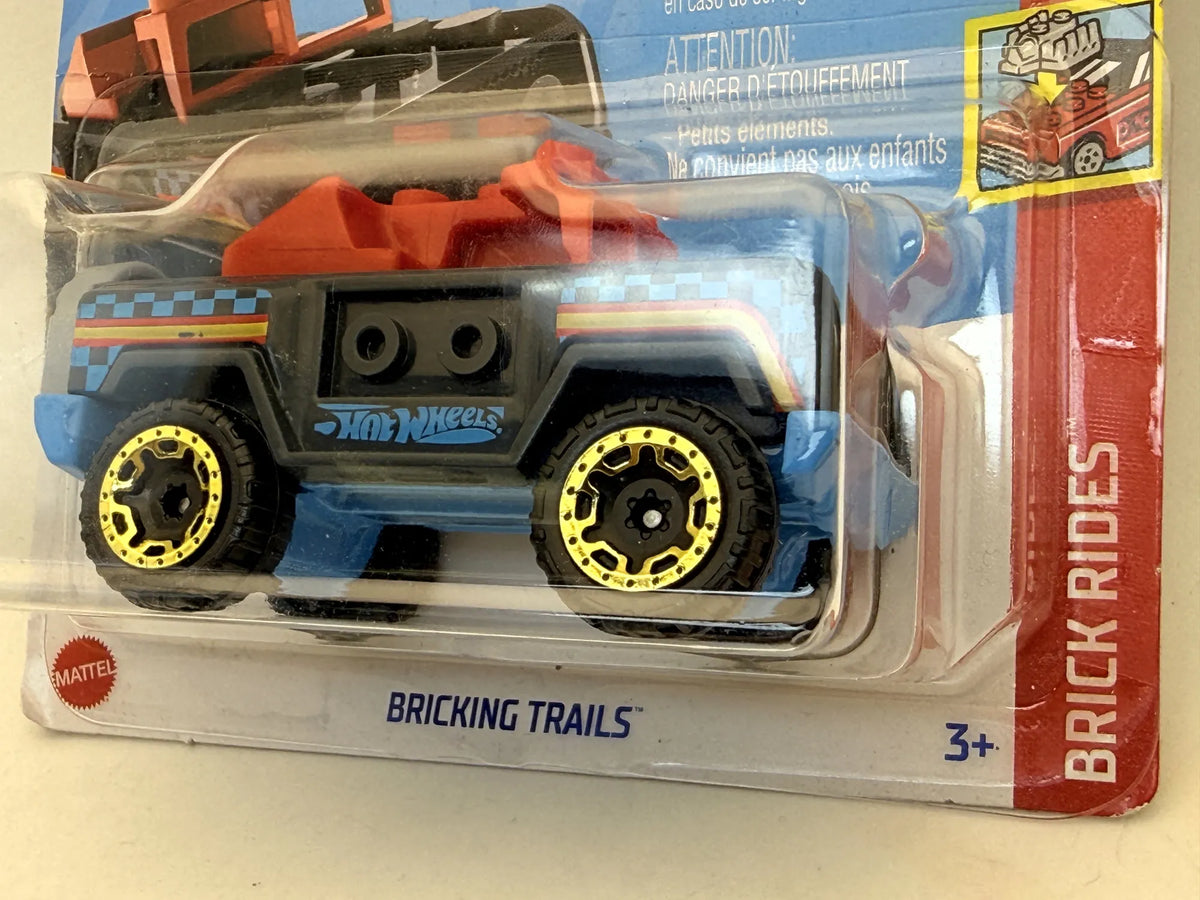 DRIFTING TRAIL Brick Rides Hot Wheels 2023 Czarny 1:64 – zdjęcie 2