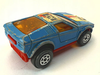 BMW Turbo Motor Majorette '80 Niebieski 1:64 Made in France – zdjęcie 2